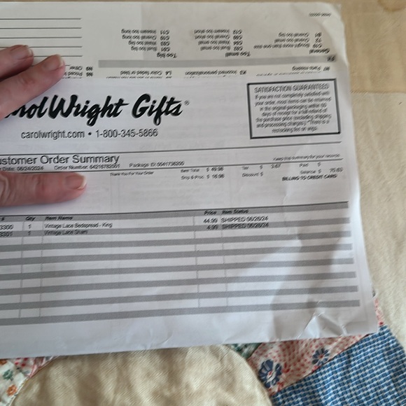 King size bedspread “vintage lace” - Picture 5 of 6